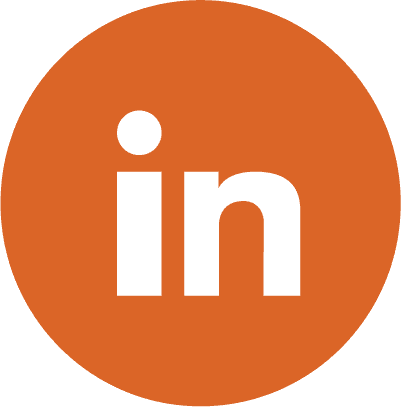 Linkedin orange logo