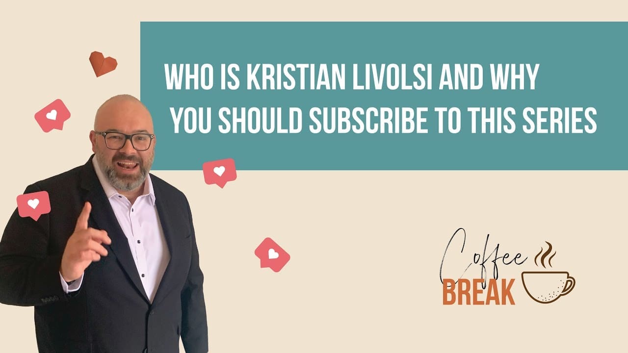 Coffee Break EP1 - Who Is Kristian Livolsi And Why You Should Subscribe To This Series by Kristian Livolsi