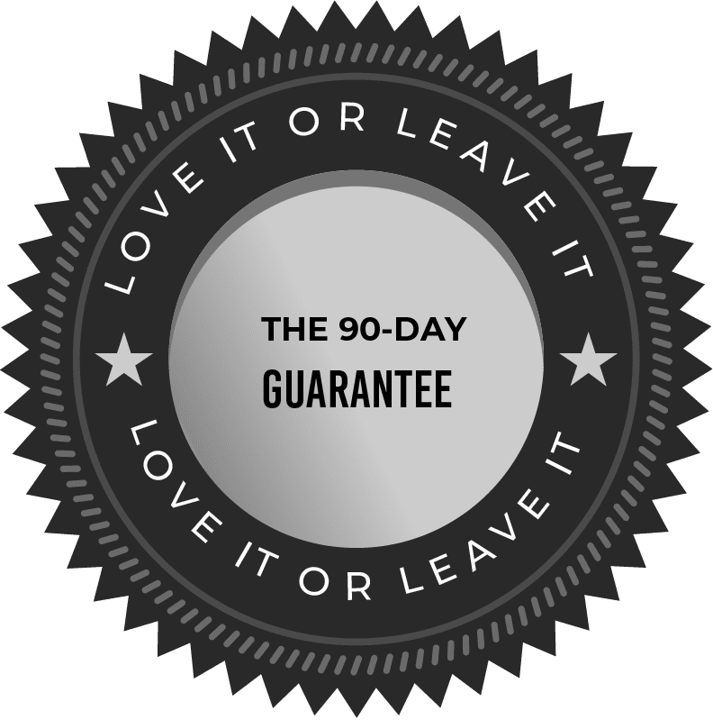 The 90day Guarantee logo by Kristian Livolsi